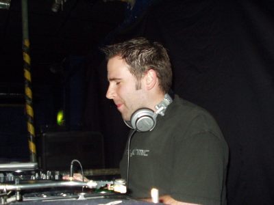 James Weston DJing in Oxford at The Bullingdon in August 2007.