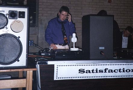James DJing at College Hall, Leicester (click to enlarge)
